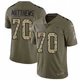 Nike Falcons 70 Jake Matthews Olive Camo Salute To Service Limited Jersey Dzhi,baseball caps,new era cap wholesale,wholesale hats